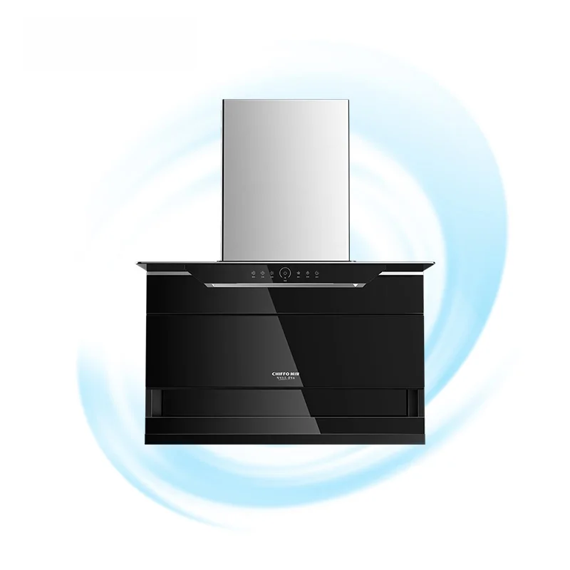 Okap kuchenny sterowany aplikacją, ultra cichy okap kuchenny z funkcją downdraft, okap kuchenny sterowany gestami