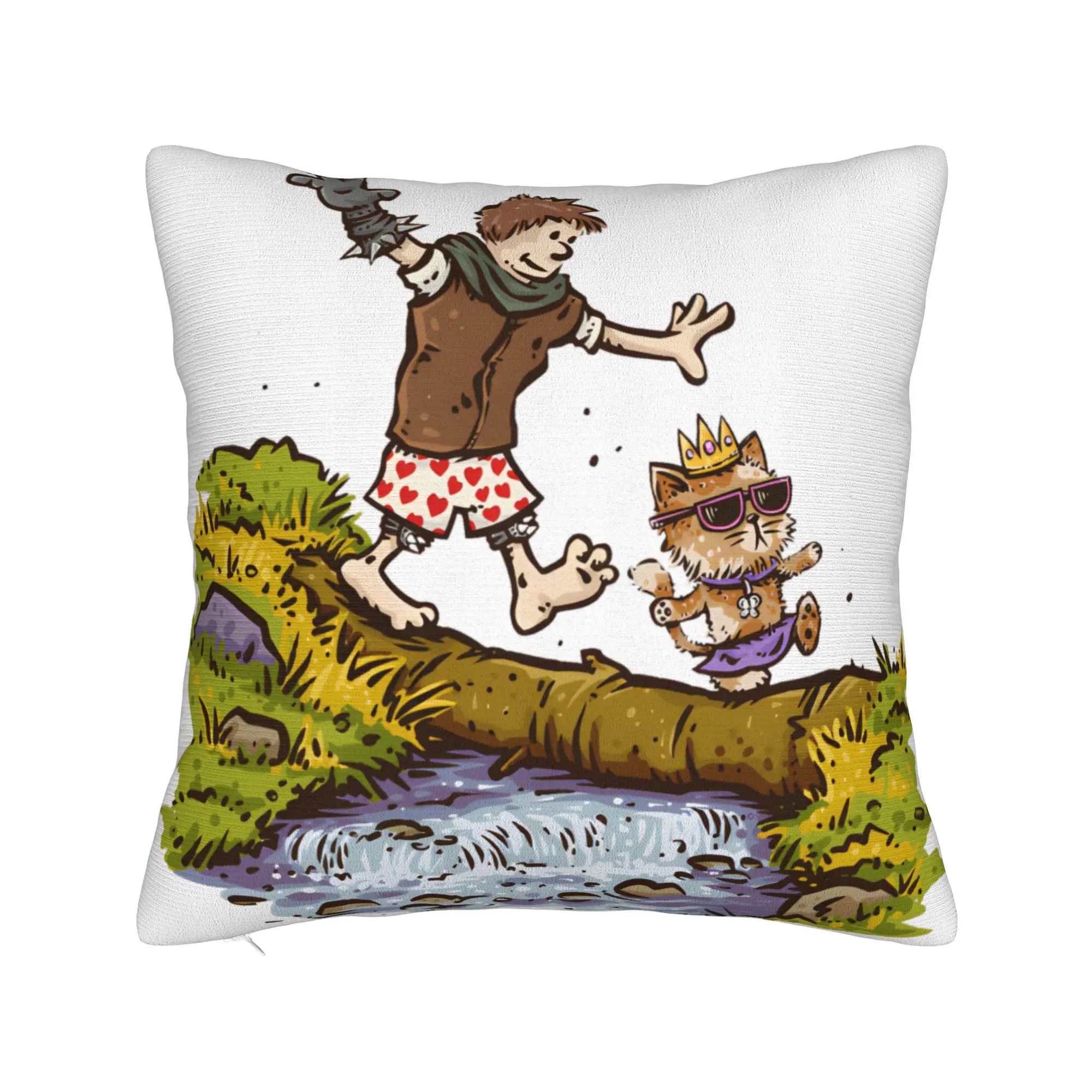 Home Decorations Carl And The Princess Donut and Mongo Dungeon Crawler Carl  Pillowcase Accessories  Pillow Covers