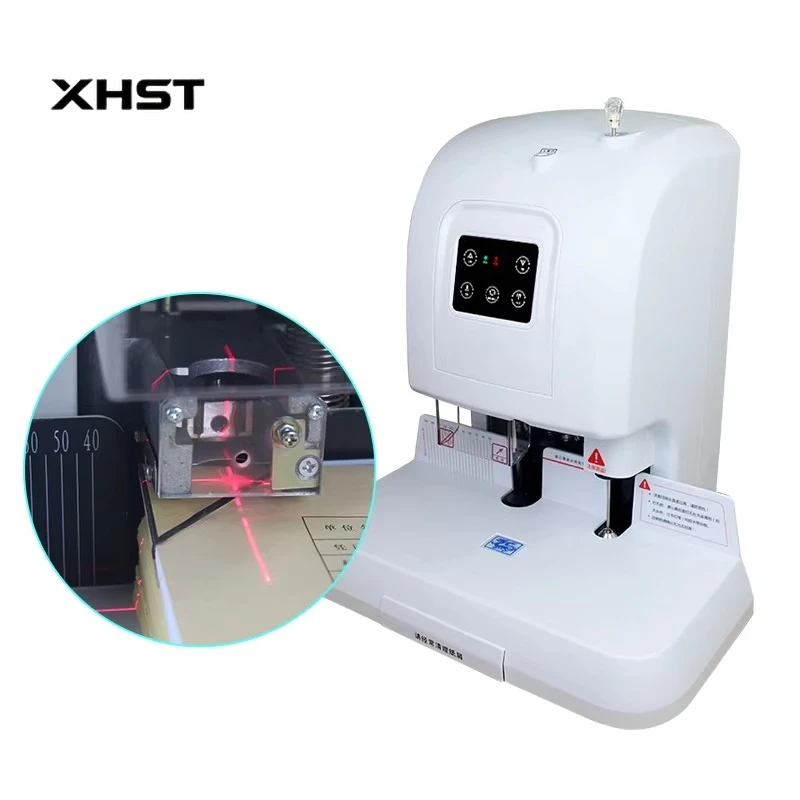 

R-50A Automatic Financial Binding Machine Punching Machine 500 Page Binding Thickness Vouchers Accounting Bills