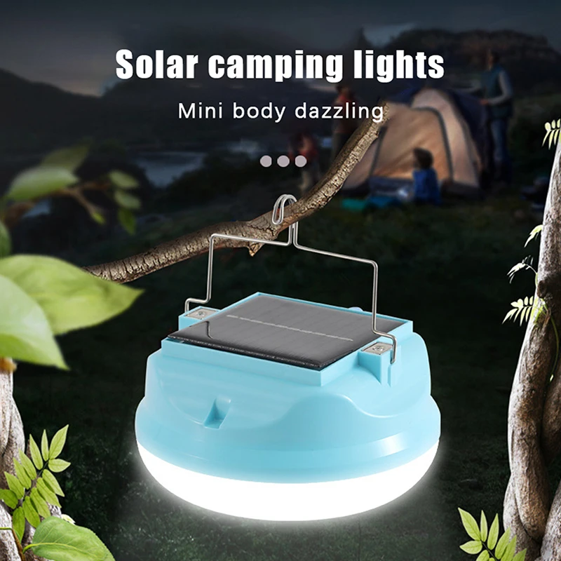 

High Power Smart LED Solar Rechargeable Light Bulb Portable With Hook USB Rechargeable Bright Home Camping Emergency Bulb