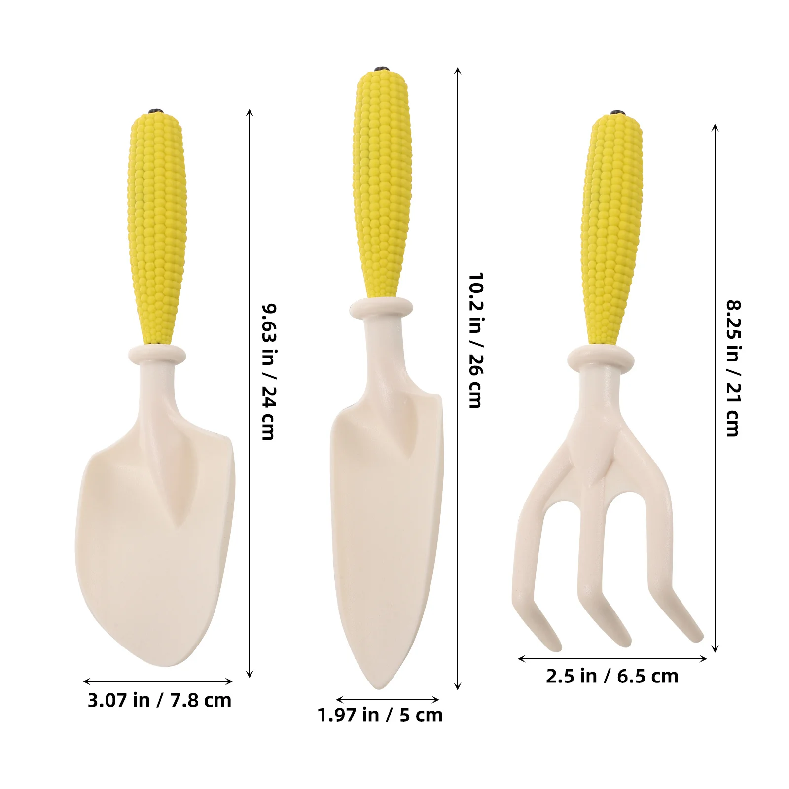1 مجموعة من أشعل النار مجرفة الحديقة للحفر زرع التربة تخفيف أدوات مجرفة يدوية بلاستيكية متينة لزراعة البستنة #4