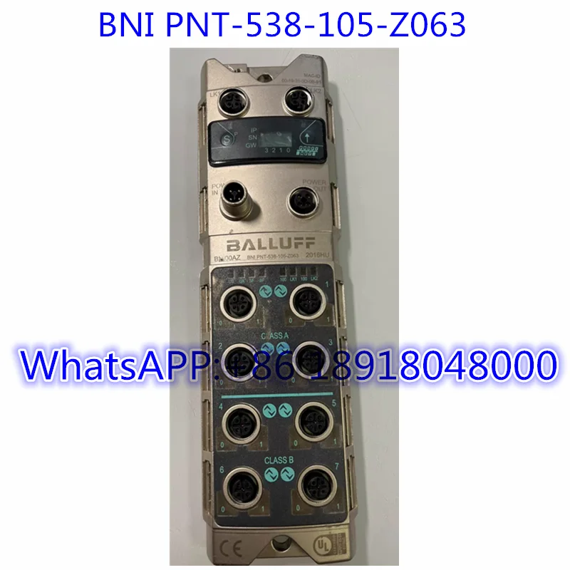 

Used in good condition BNI00AZ Module BNI PNT-538-105-Z063 Fast Shipping