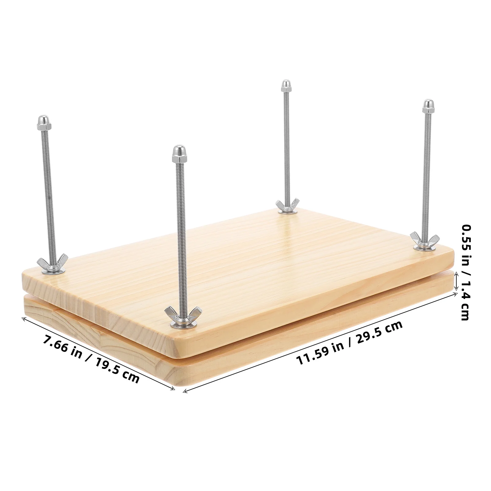 

Wooden Book Press Plate For Diy Preservation, Portable Craft Binding Tool, Book Press, Flower Press, Office Binding