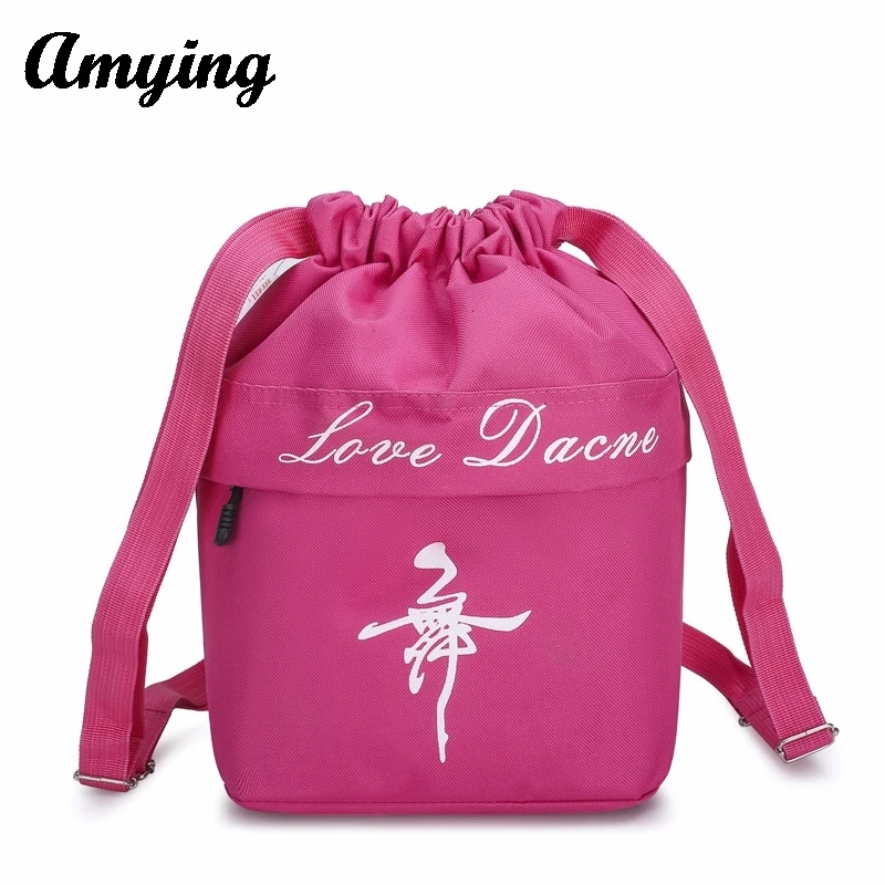 Mochila de baile para niños, bolsa de almacenamiento de Ballet, gimnasia, baile latino, Yoga, Tap, Jazz, Linda y a la moda