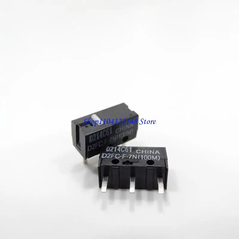 P9FA 2/10pcs D2FC-F-7N (100M) Gamings Micro Switchs Micro Mice Fretting Button Micro Hot