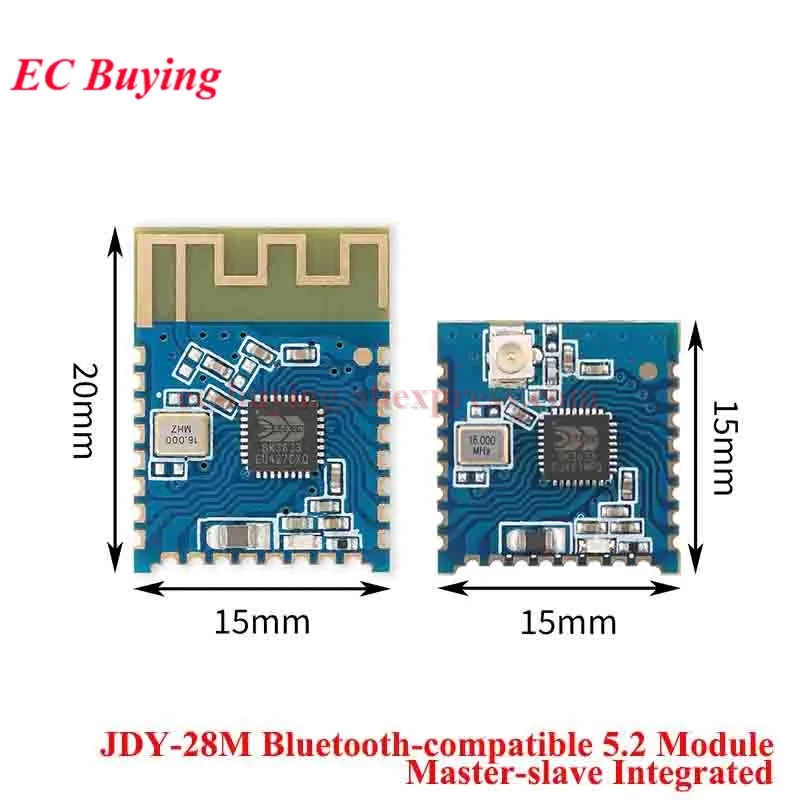 10Pcs/1pc JDY-28M Bluetooth-compatible 5.2 Module BLE5.2 Mesh Networking Master-slave Integrated Transparent Transmission 150m D