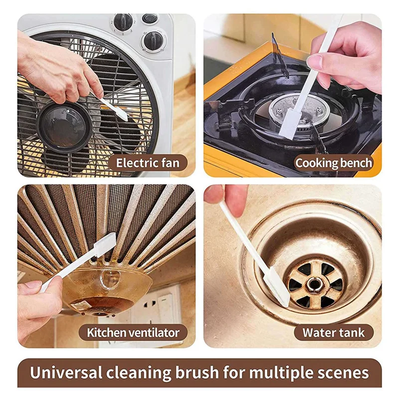 AB13-56PCS Disposable Toilet Brush Crevice Cleaning Brushes,For Toilet Corners,Window Grooves,Door Rails,Keyboards,Blinds,Etc