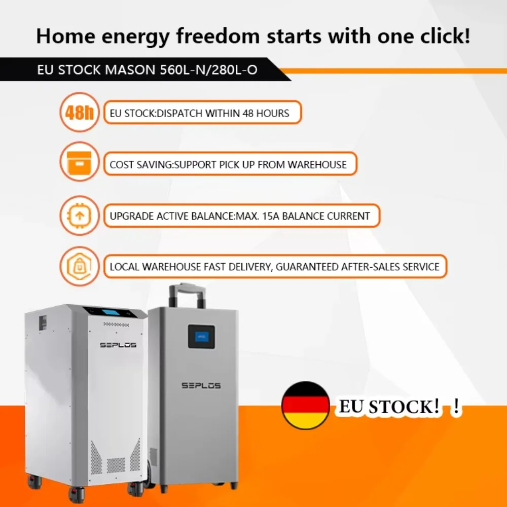 32kWh LiFePO4 ESS – 51.2V 628Ah (2P×314Ah MB31)، سلسلة 560 مع BMS لتخزين الطاقة الشمسية