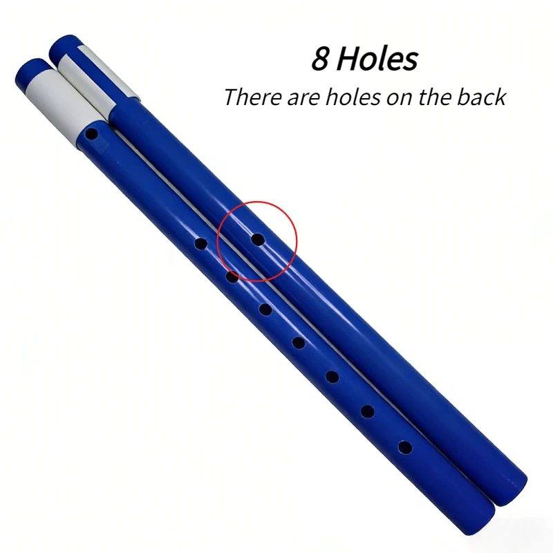 7/8 Hole PVC Recorder Professional Portable Beginners Recorder Fingering Practice Suona Musical Performance Woodwind Instruments