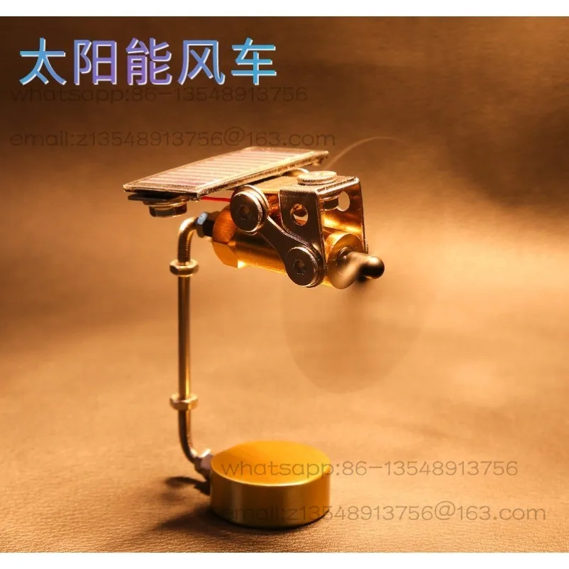 Car solar advanced ornament Car metal model jewelry Fan leaf creative ornament decoration