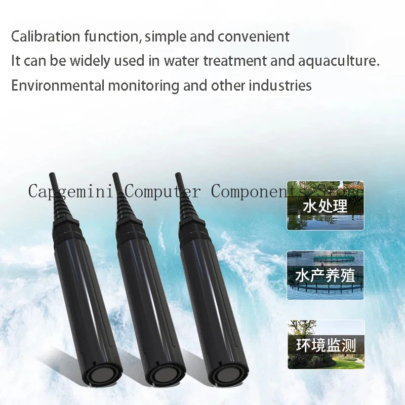 Industrial dissolved oxygen sensor water quality fluorescence method online water oxygen content DO analysis detector