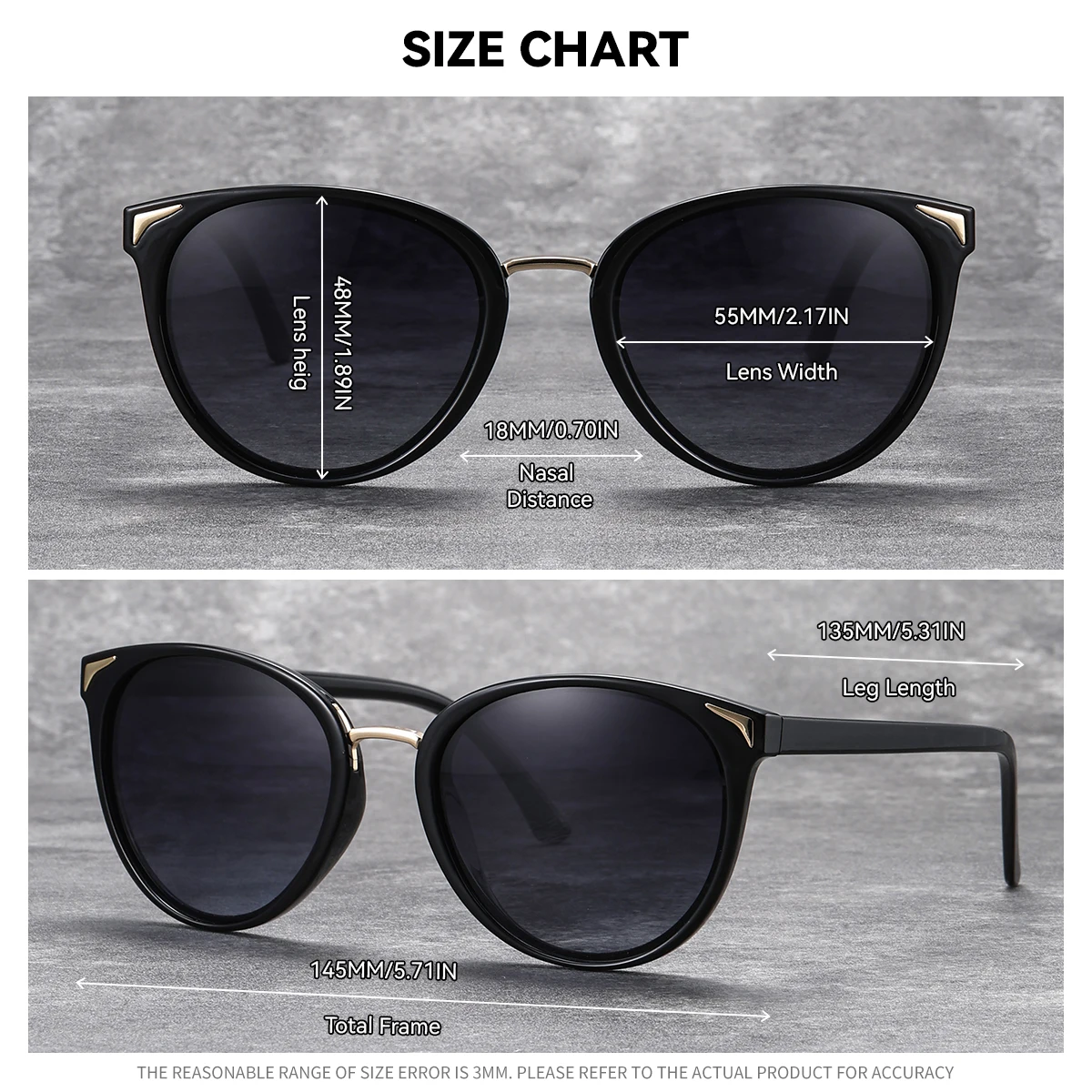 نظارات شمسية مستقطبة عصرية للنساء من SUPKLEY بإطار عين القطة لقضاء العطلات والربيع والجري وتسلق الجبال نظارات شمسية للرجال للقيادة