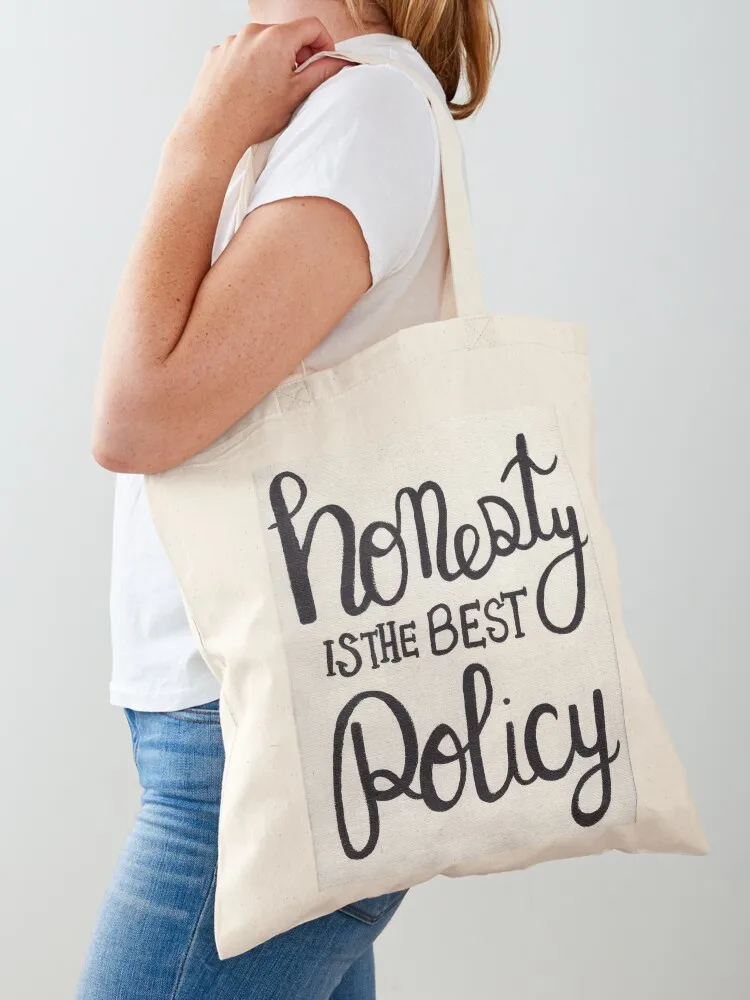 Honesty Tote Bag tote bag screen Cloth bags Shopper handbag Canvas Tote Bag