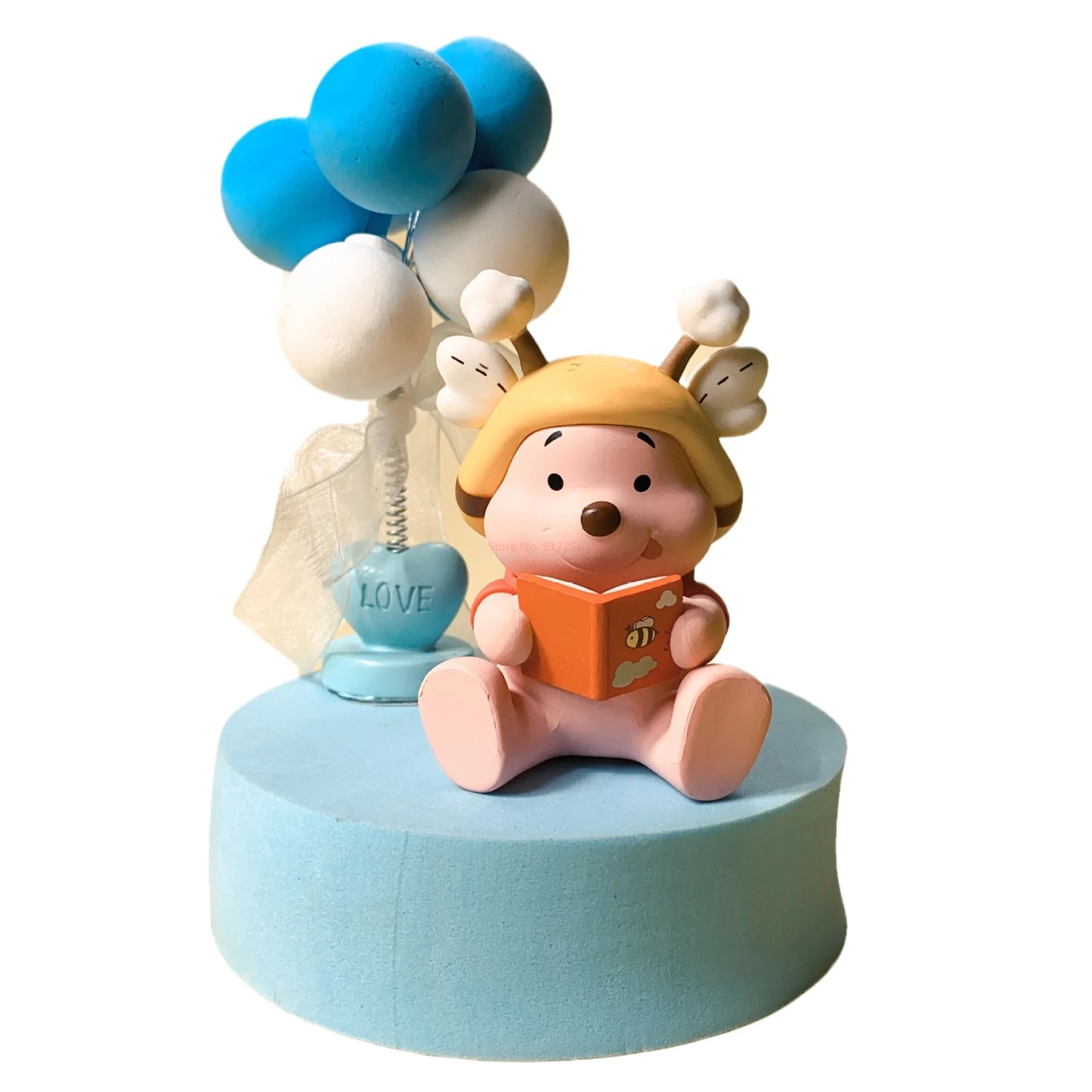 Disney Winnie The Pooh Food Themasecollectie Blind Box Set Schattige pluche figuur met Surprie Leuke cartoon handactiefiguren