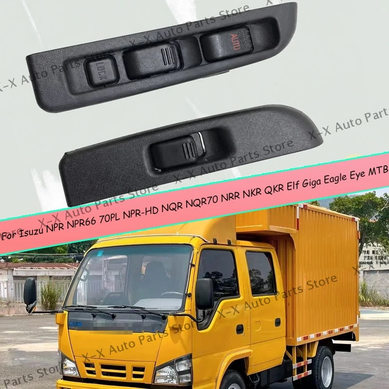 Interruptor de elevalunas eléctrico LHD para pasajero o conductor, para Isuzu NPR NQR NPR-HD 1998 1999 2000 2001 2002 2003 2004 2005 2006 2007