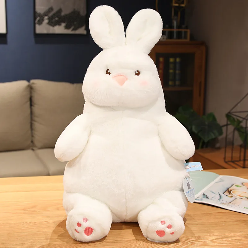 Big Lazy Rabbit Soft Plush Dolls Coelho Branco, Brinquedo Animal, Almofadas para Dormir Do Bebê, Almofada Kawaii, Decoração para Crianças, Girl Birthday Gift