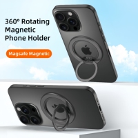 360°Rotation Magnetic Phone Holder Finger Grip Kickstand Car Bracket For iPhone 17 15 16 14 13 12 Pro Max for Magsafe Case Stand