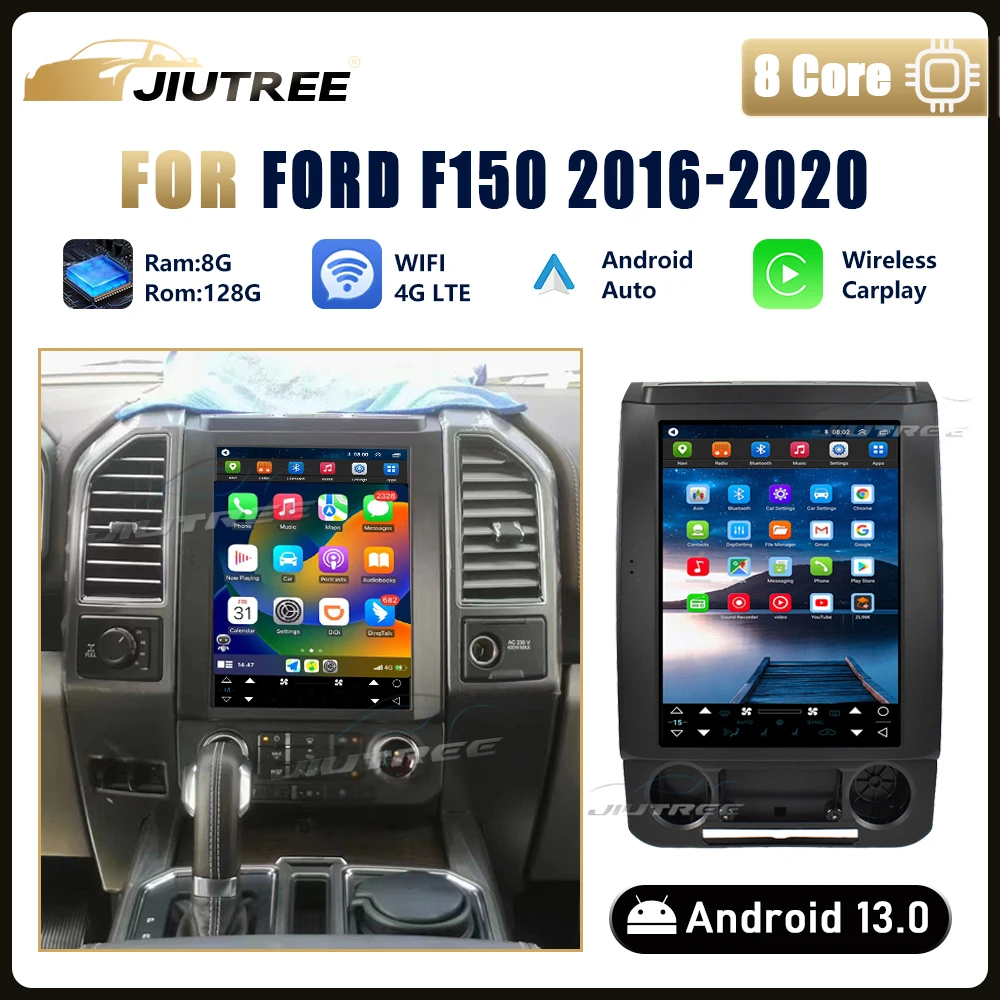 Android 13 Car Radio for Ford F150 2016 2017 2018 2019 2020 Multimedia Player GPS Navigation Head Unit Stereo 2 din