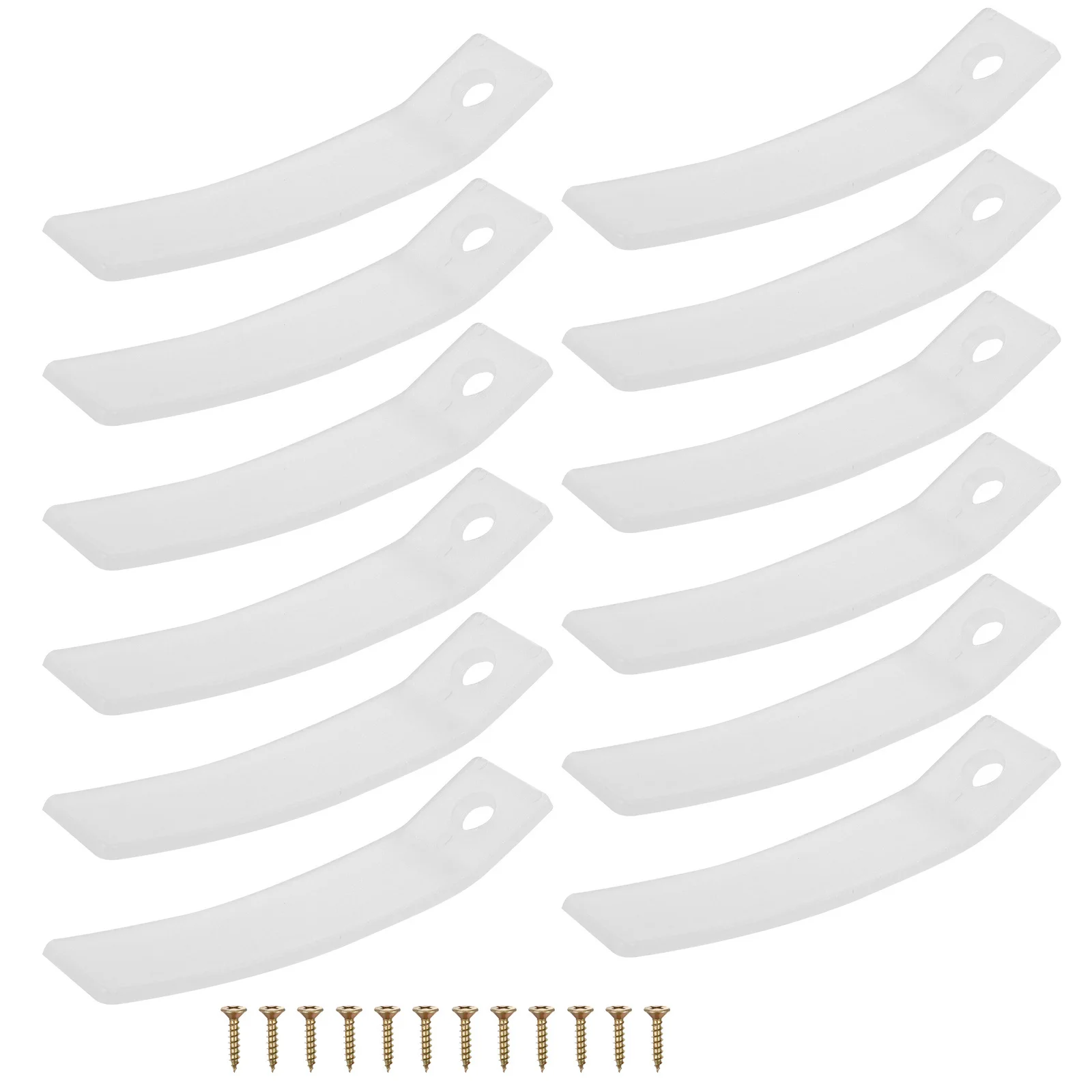 مجموعة واحدة من محددات الأدراج الشفافة المضادة للانزلاق سدادة آمنة لأدراج خزانة الملابس ومسامير توقف درج التدقيق للأطفال #2
