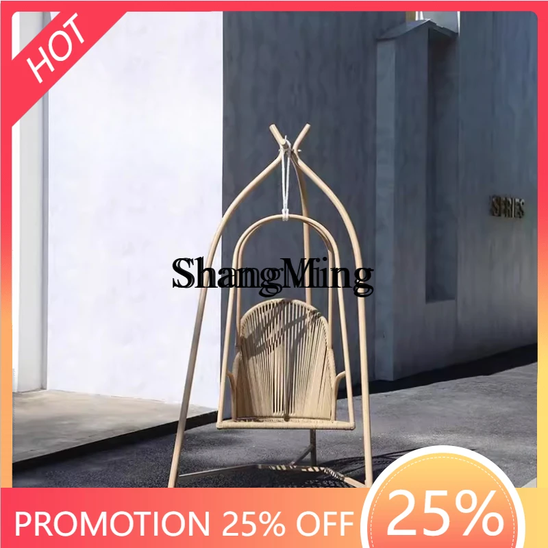 

FG Hanging Chair Swing Balcony Rattan Home Leisure Indoor Cradle Terrace Outdoor Swing Chair
