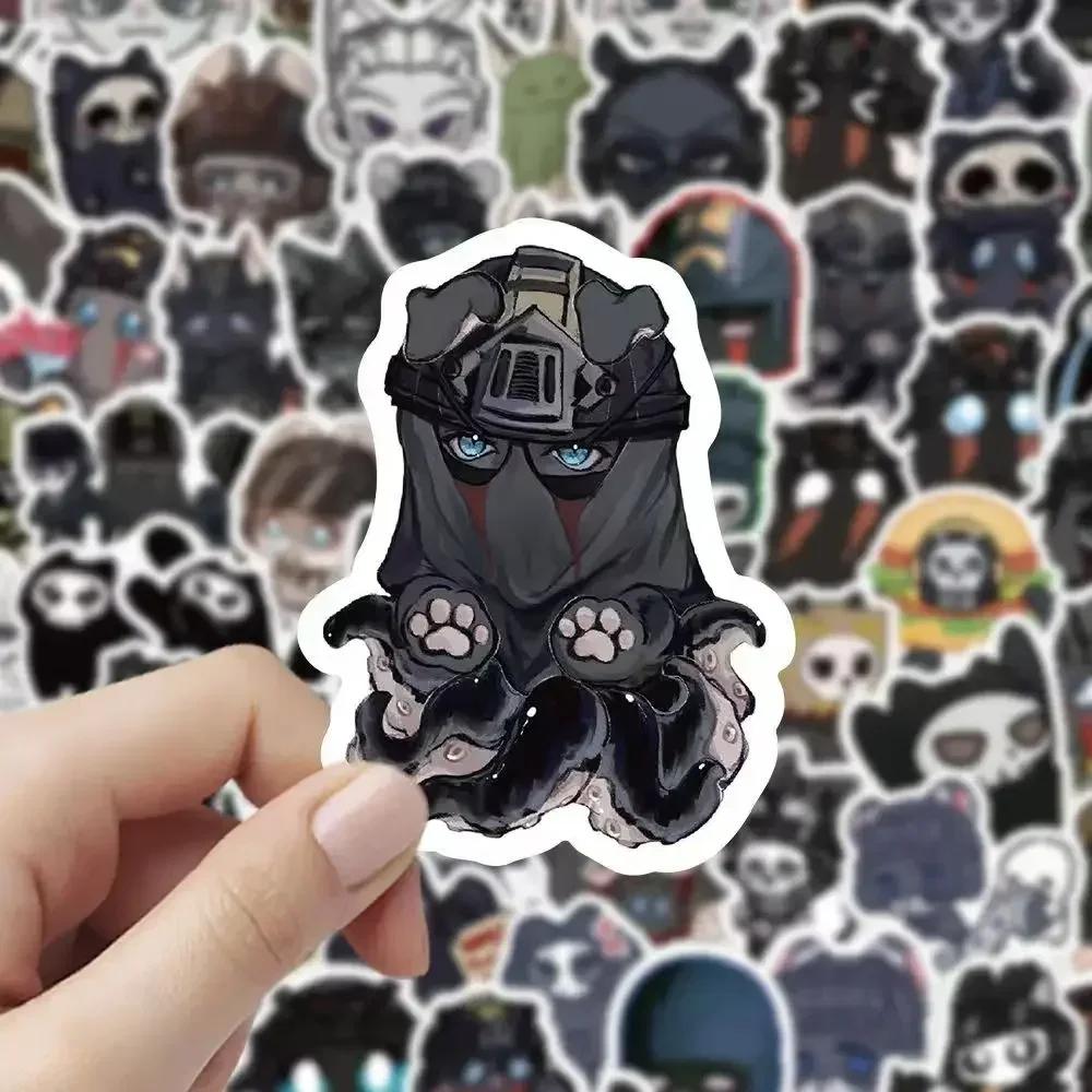 100pcs Game Call of Duty Ghost Cartoon Graffiti Stickers Phone Guitar Laptop Notebook Suitcase Waterproof Sticker Kids