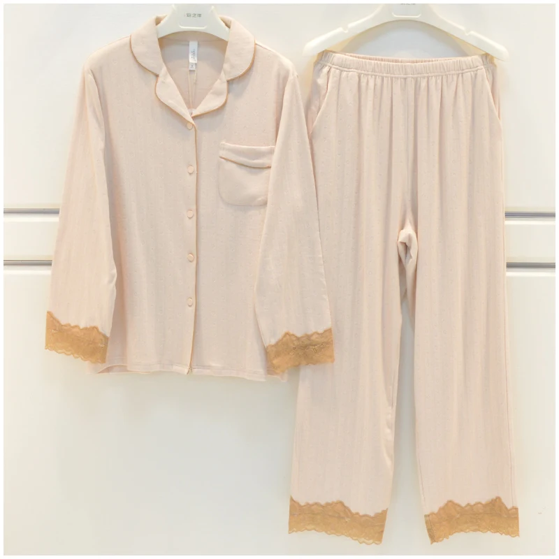 pigiama-per-coppie-nicoya-abbigliamento-da-casa-a-maniche-lunghe-stile-femminile-in-cotone-lavorato-a-maglia-morbido-e-confortevole-outfit-per-il-tempo-libero-novita-autunnale