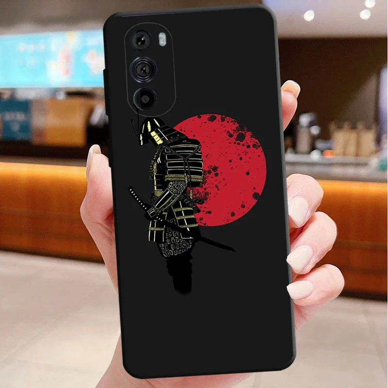 

Phone Case For Motorola Edge 50 40 Pro 60 50 40 30 Ultra Neo Fusion Moto G85 G72 G53 G54 G84 G13 G32 Japanese samurai