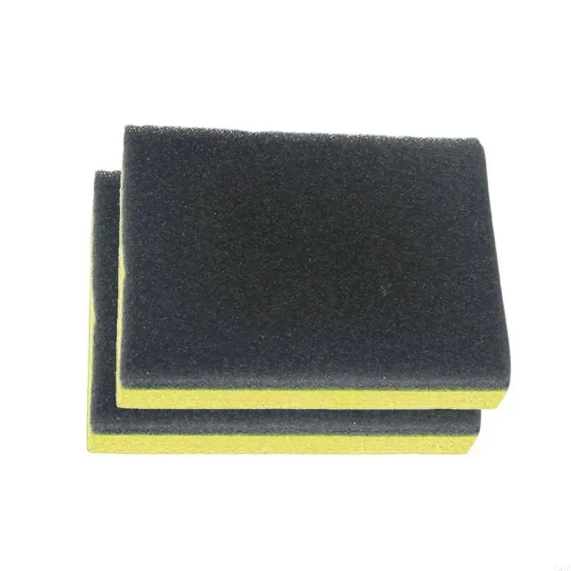 2pcs Vehicle Waxing Pad Sponges Automotive Detailing Accessories Car Ceramic Coating Applicator Sponge Block Universal