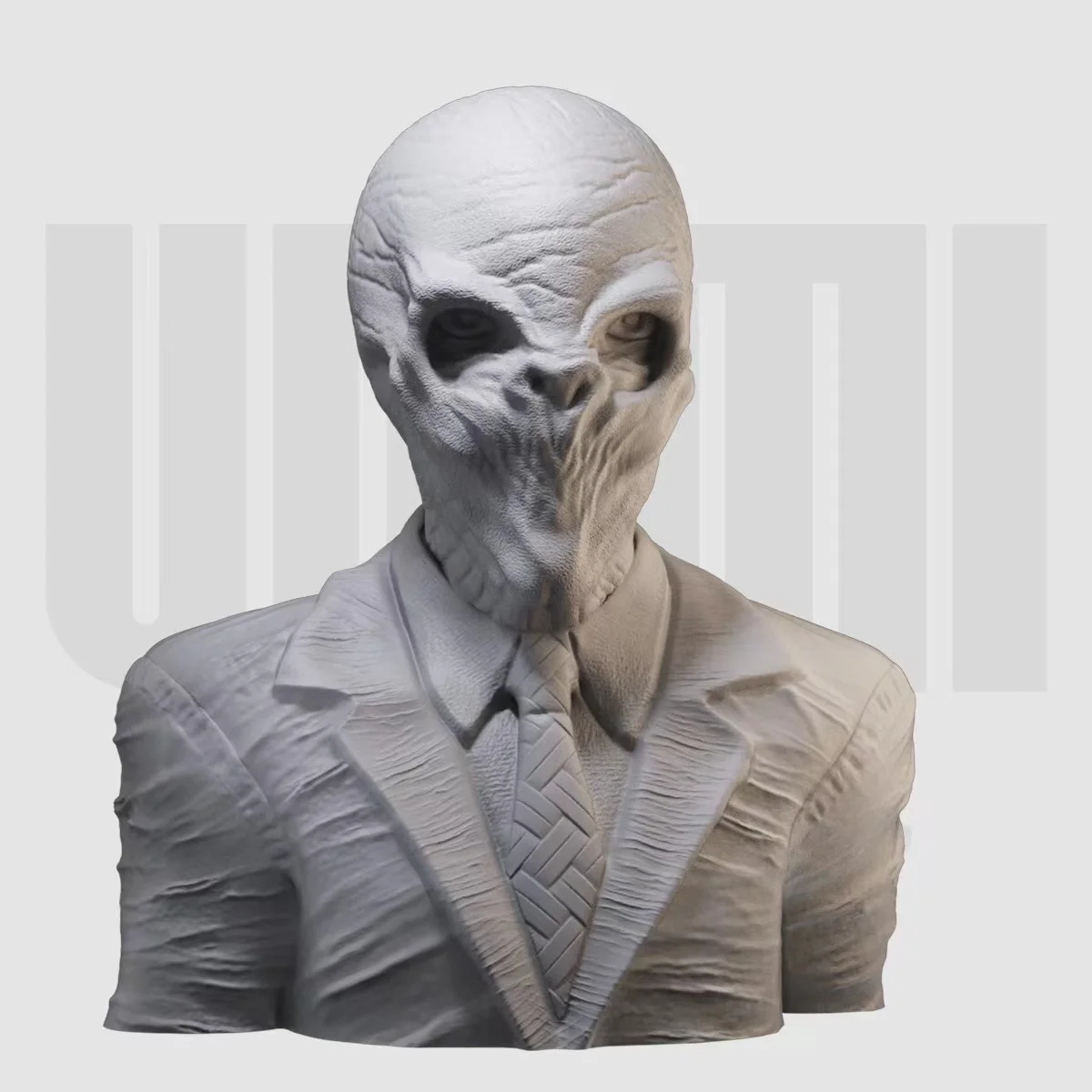 1/10 Silent Bust of Mysterious Doctor Film and Television Resin White Model GK figure Model