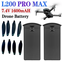 L200 PRO MAX Drone Battery 7.4V 1600mAh Rc Drone Quadcopter Spare li-po battery Propellers Accessories Original batteries