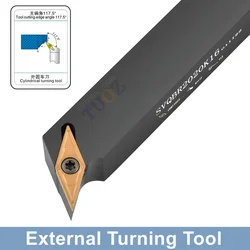 TUOZ SVQBR SVQBL 117.5 Degrees External Turning Tool 1616H16 2020K16 2525M16 Cnc Holder Lathe Cutter Shank VBMT VBGT Inserts