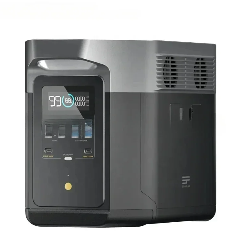 2 1024Wh 1800W ECOFLOW Cell LFP Home RV OutdoorGenerator