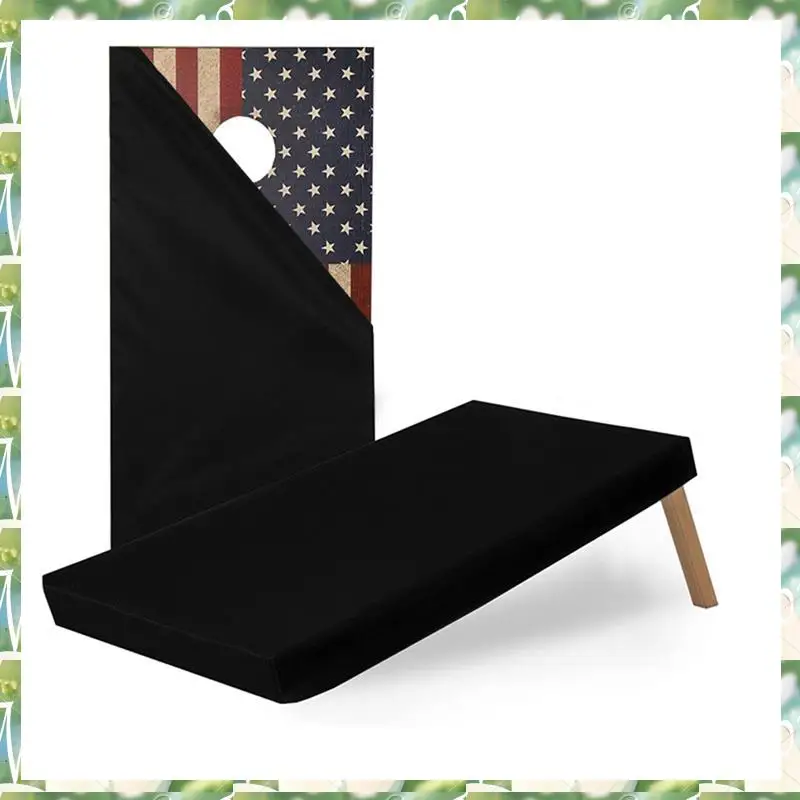 스포츠 샌드백 보드 더스트 커버 및 지퍼 포켓이 있는 태양 보호 커버는 일반 크기의 콘홀 보드 커버, 샌드백 보드에 맞습니다.