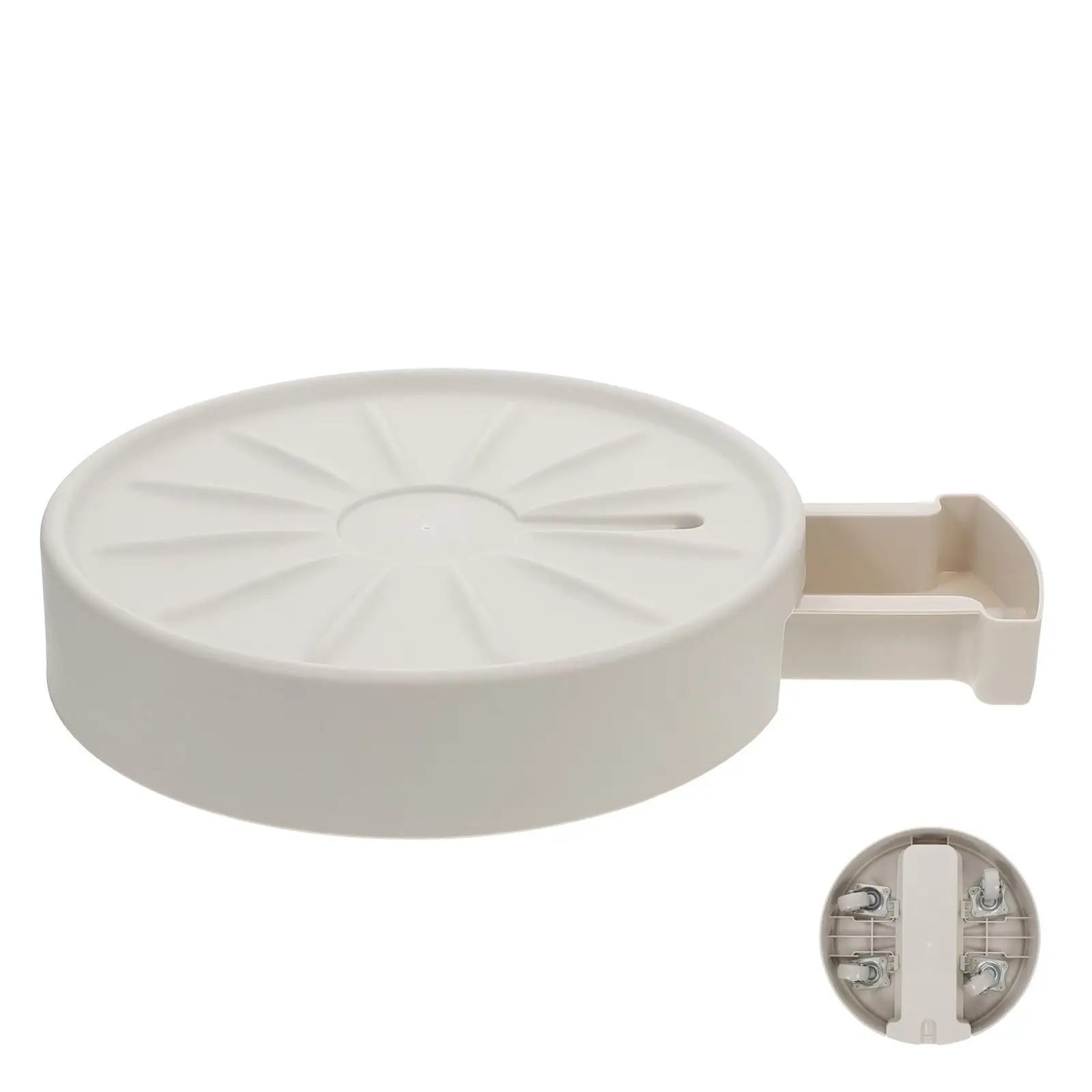 

Rolling Planter Tray with Universal Wheels Removable Water Drawer for Flower Pots Plants Saucers Caster Circular Drainage Holes