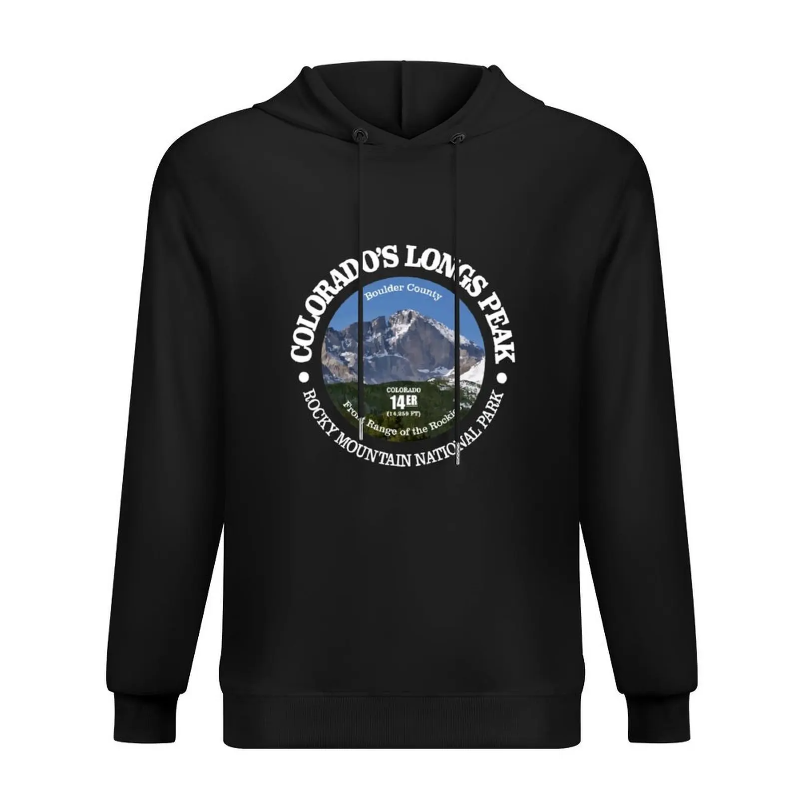 Longs Peak (P) هوديي ملابس رجالي بلوزة خريفية على الطراز الياباني رجل هوديي