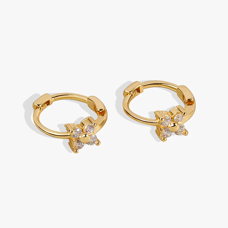 2pc Edelstahl kleine huggies Reifen Ohrringe für Frauen winzige Kristall Zirkonia Anhänger Knorpel Ohrringe Piercing Schmuck – Detail 22