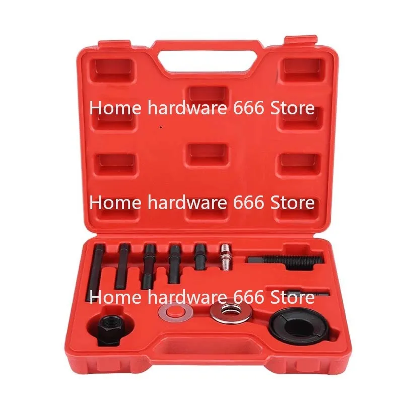 12pc  Pulley Puller Remover Installer Set for GM Chrysler Ford Power Steering Alternators Hand-held Car Disassembly Tool