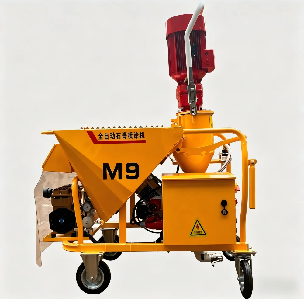 Integrated Gypsum Plaster Sprayer Wall Mortar Mixing Spraying All-in-one Machine