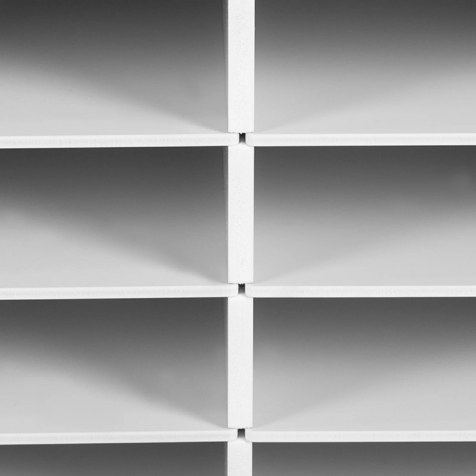 الأبيض PVC 100*30*42 سنتيمتر 24 فتحة ملف فرز خزانة قابل للتعديل الرف نظام التخزين متعدد الطبقات سطح المكتب البريد المنظم #6