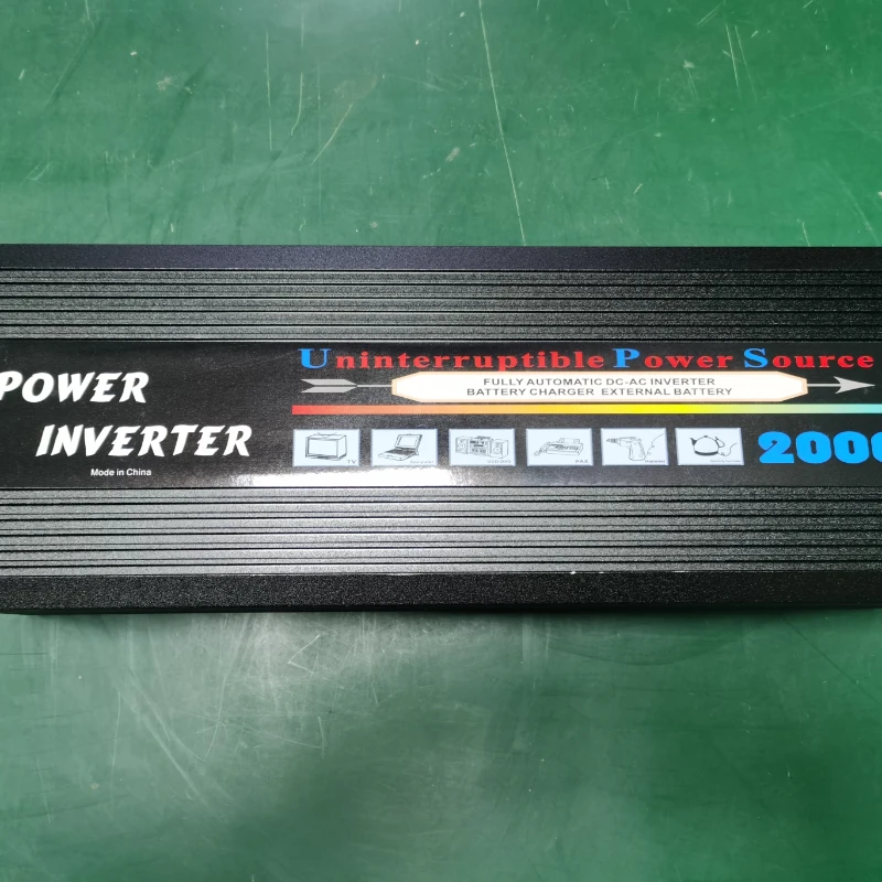 2000W household inverter 12/24V to 220V with charging UPS function uninterruptible power supply