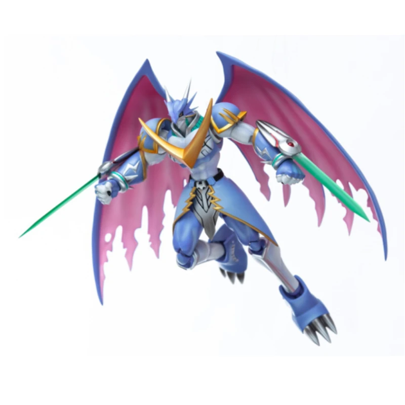 18Cm Khzone Digimon Adventure Gk Shf Ulforce V-Dramon 2.0 Anime Periphery Action Figure Movable Joint Model Ornaments Toys