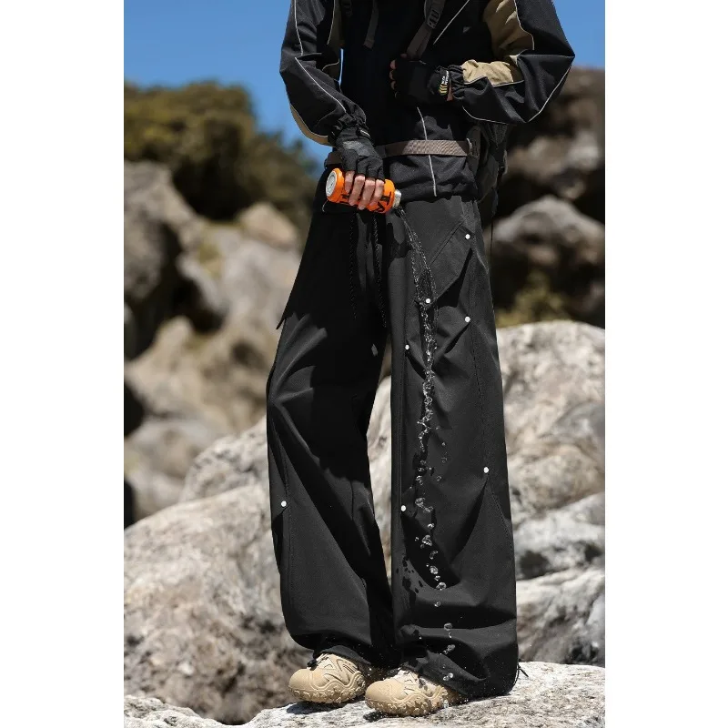 Autumn Hiking Pants Men Waterproof Windproof Camping Mountaineering Trousers Fishing Outdoors Climbing Trekking Cargo Pants