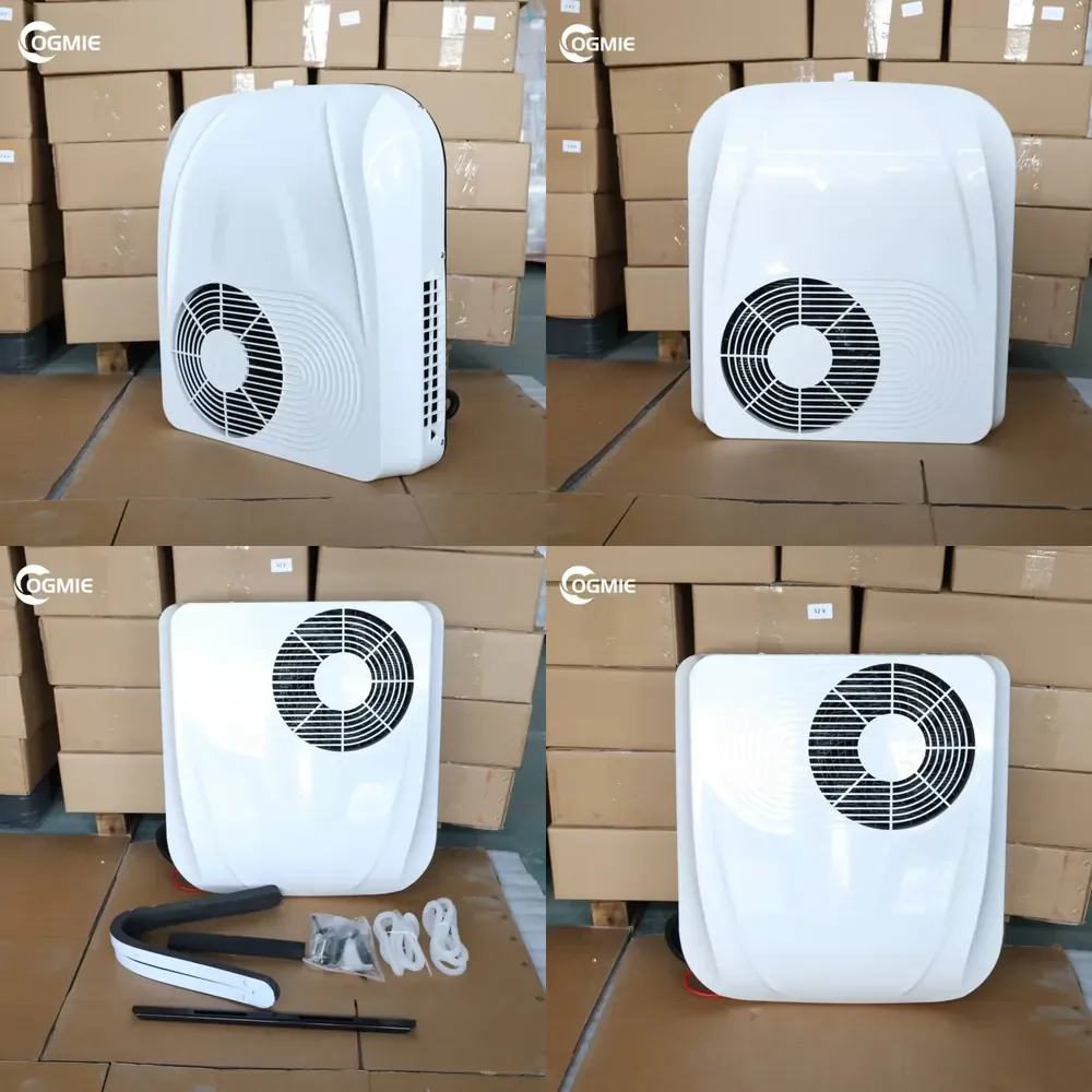 【2026 Factory Direct】 OGMIE Rooftop 12 V 24V DCAuto Parking Air Conditioner Electric Save Energy Cooler Camper RV Truck Van