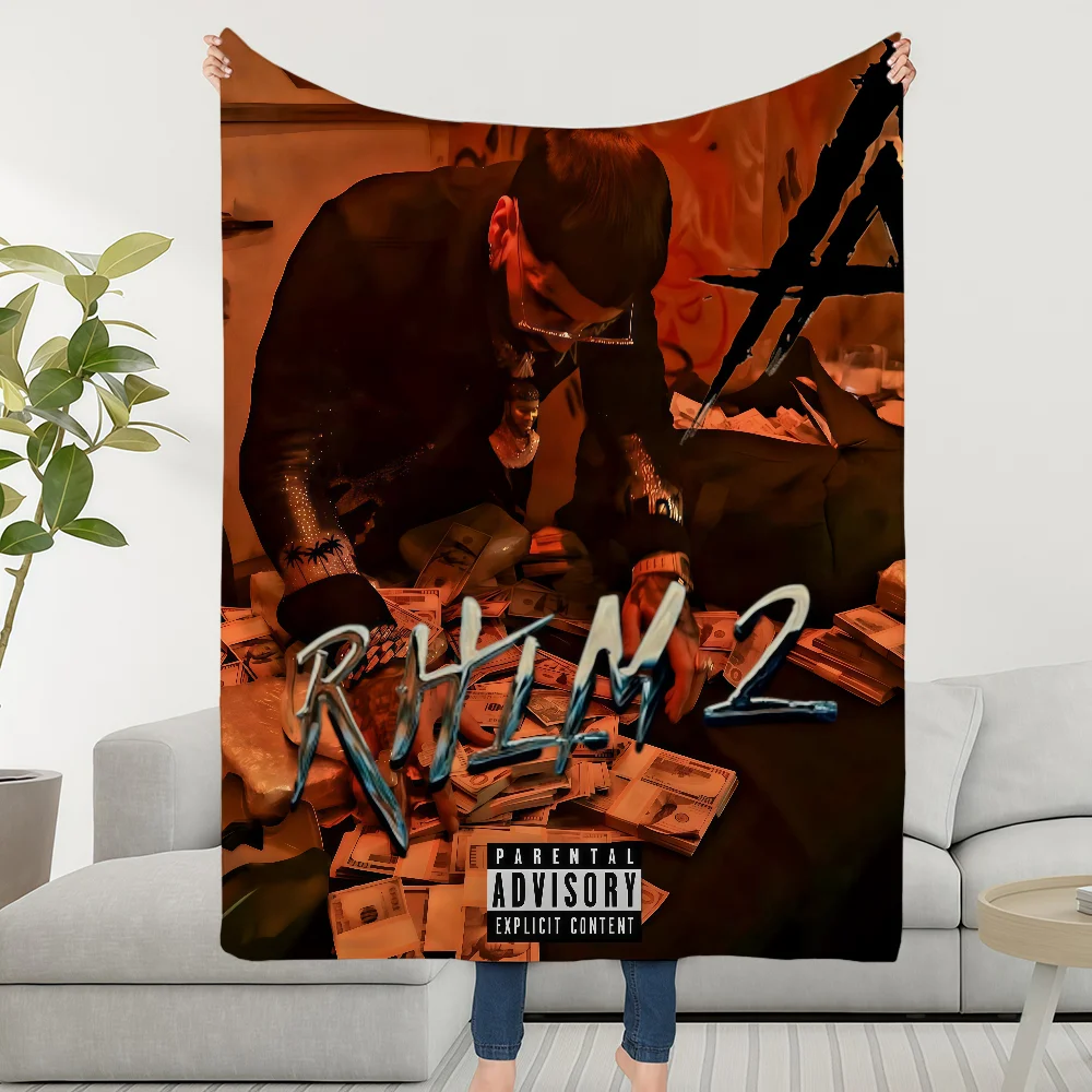 

A-AnuelS-ES AA Puerto Rican Rapper Blanket Throw Super Cosy Plush Living Room Sofa Couch Childish Birthday Gifts