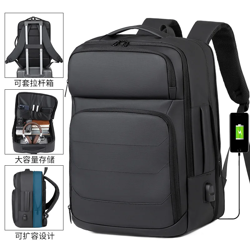 

Business Backpack Student School Bag Fashion Travel Expandable Travel Backpack Premium Commuter Computer Bag