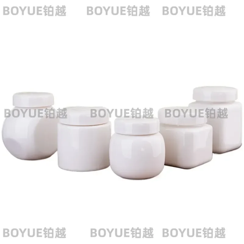 White Ceramic Pet Urn Silicone Sealed Ash Container Moisture Proof Memorial Keepsake Box for Dog Cat Cremation Remains