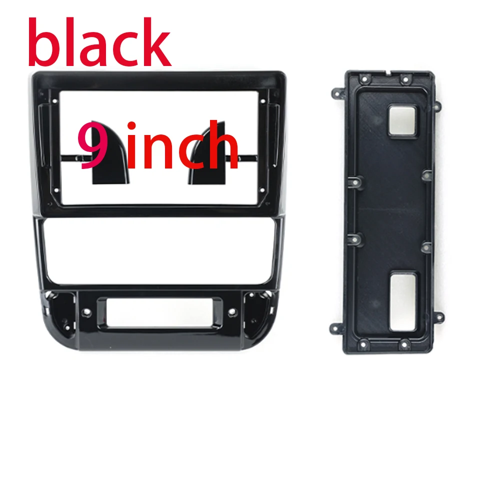 9 Inch Audio Frame Radio Fascia panel is suitable for 1999-2004 PEUGEOT 406 Install Facia Console Bezel Adapter Plate Trim Cover