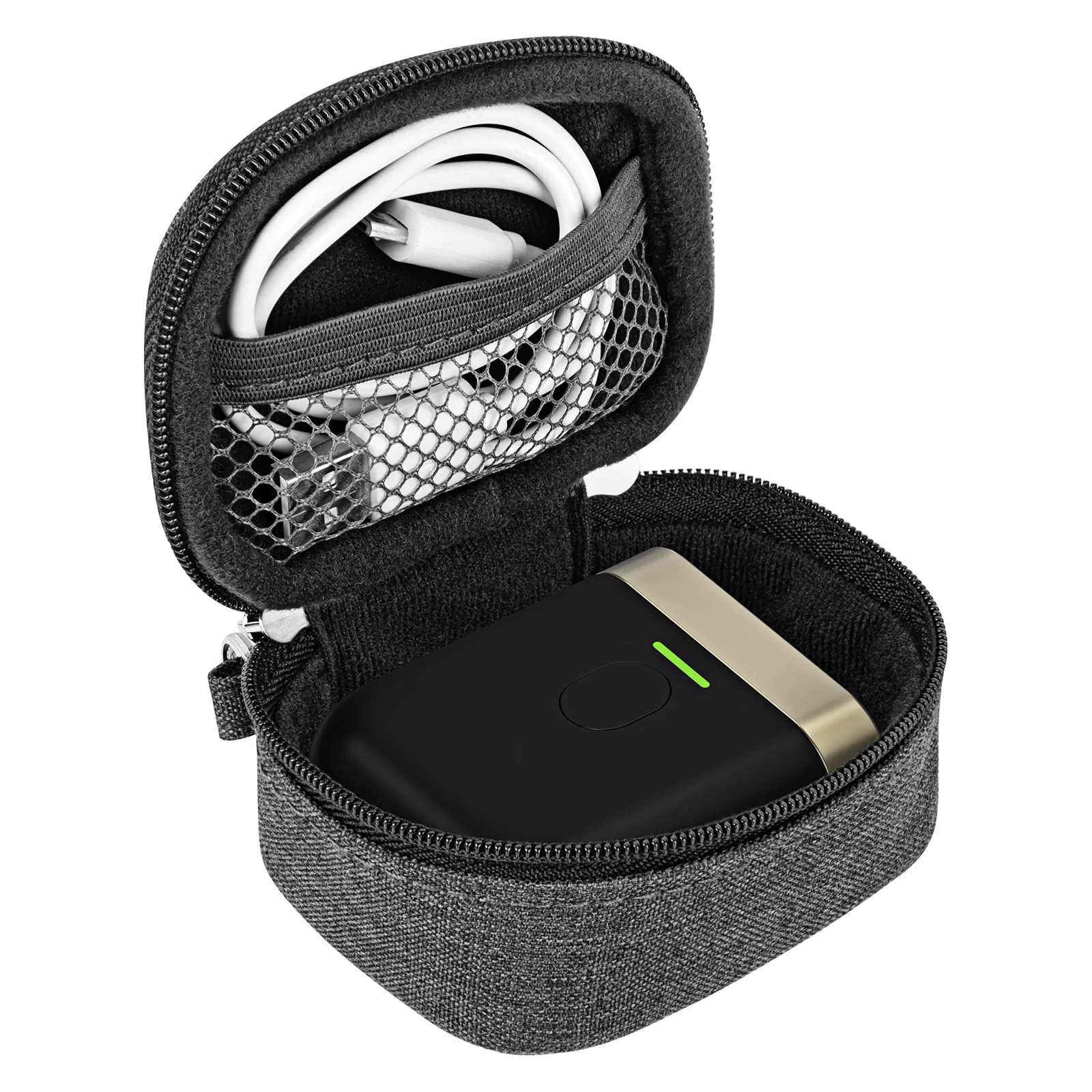 Geekria Earbuds Carrying Pouch Compatible with Bowers&Wilkins Pi7 S2/Pi5 S2 Case Cover