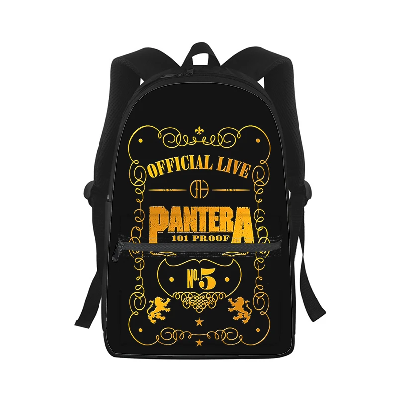 Pantera Ritual Metal Band Men Women Backpack 3D Print Fashion Student School Bag Laptop Backpack Kids Travel Shoulder Bag