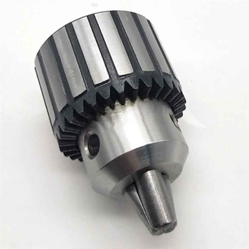 

Classy-B18 Steel Shell Taper Drill Chuck Without Thread Spanner 3-16Mm Spanner Chuck Heavy Duty Metal Swivel Clamp Drill Chuck